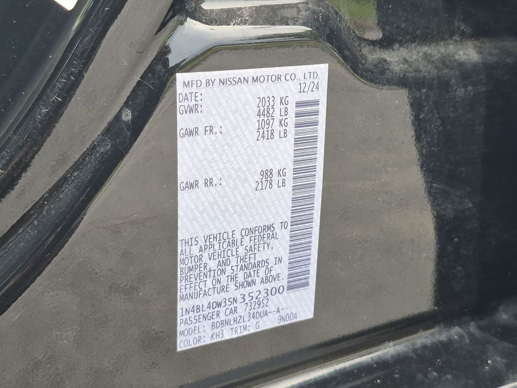 2025 Nissan Altima SV